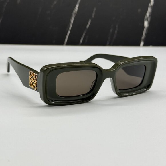 NEW LW40101I 96E LOEWE SUNGLASSES SHINY GREEN WOMEN EYEWEAR LOEWE main image 6